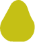 icono de una pera verde